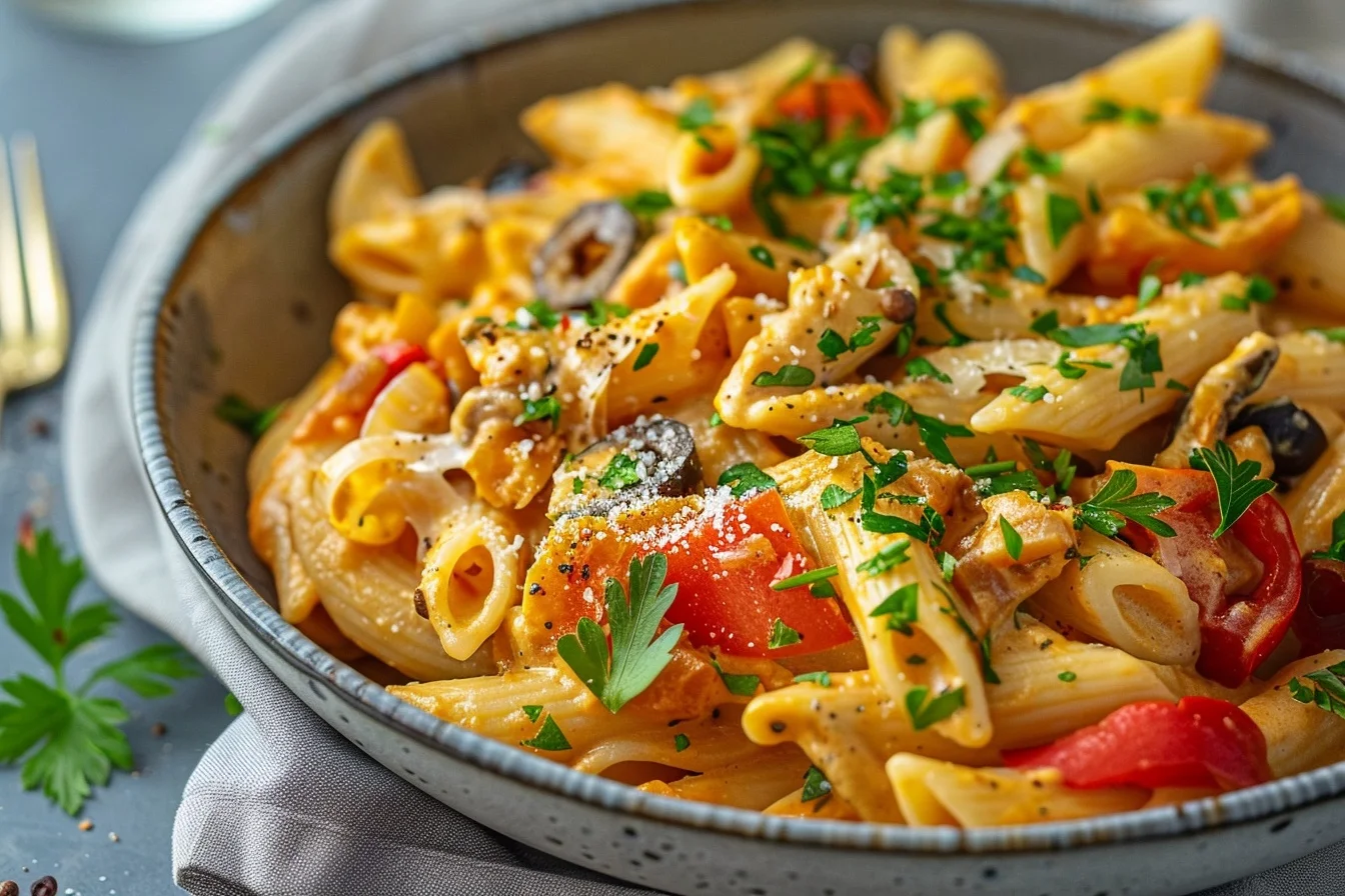 creamy vegan cajun pasta middle 1