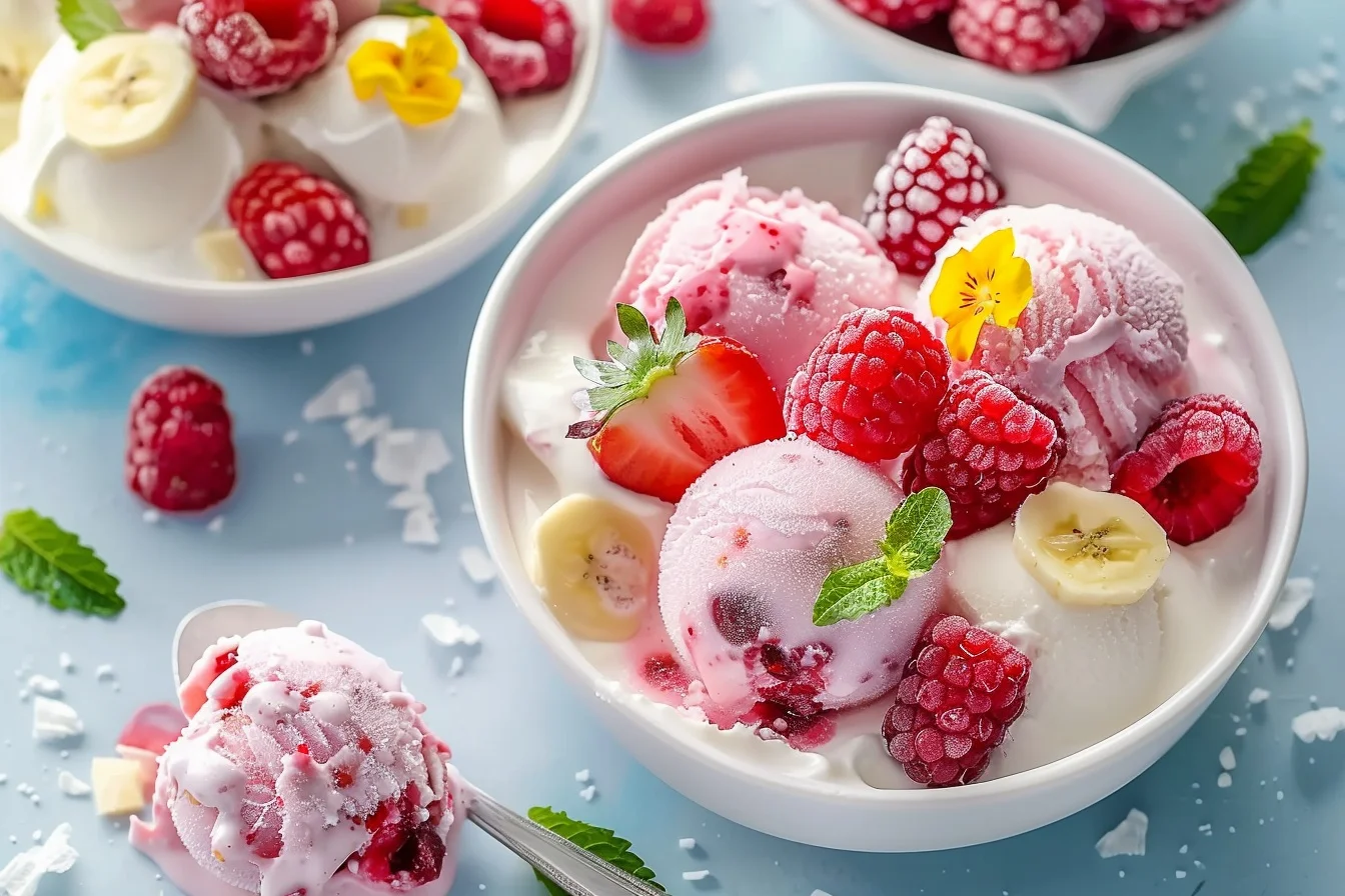 frozen yogurt bites top