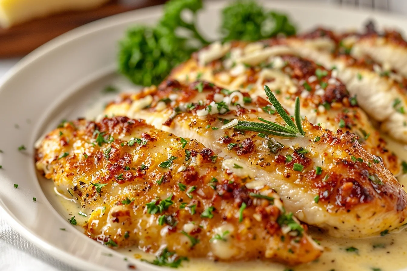 garlic parmesan chicken end