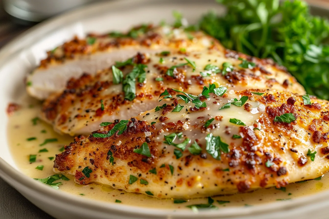 garlic parmesan chicken middle