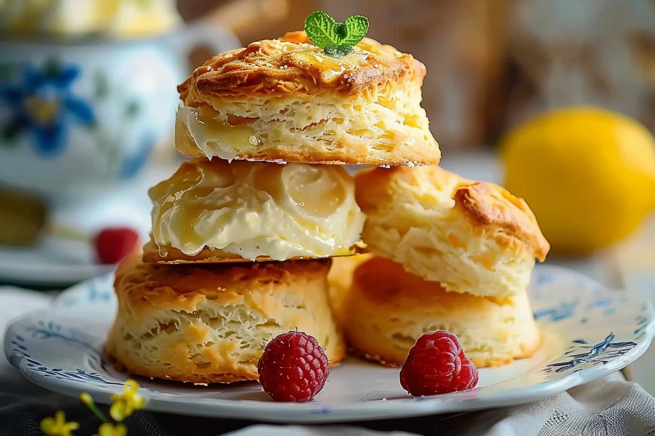 lemonade scones 3 ingredients from scratch middle