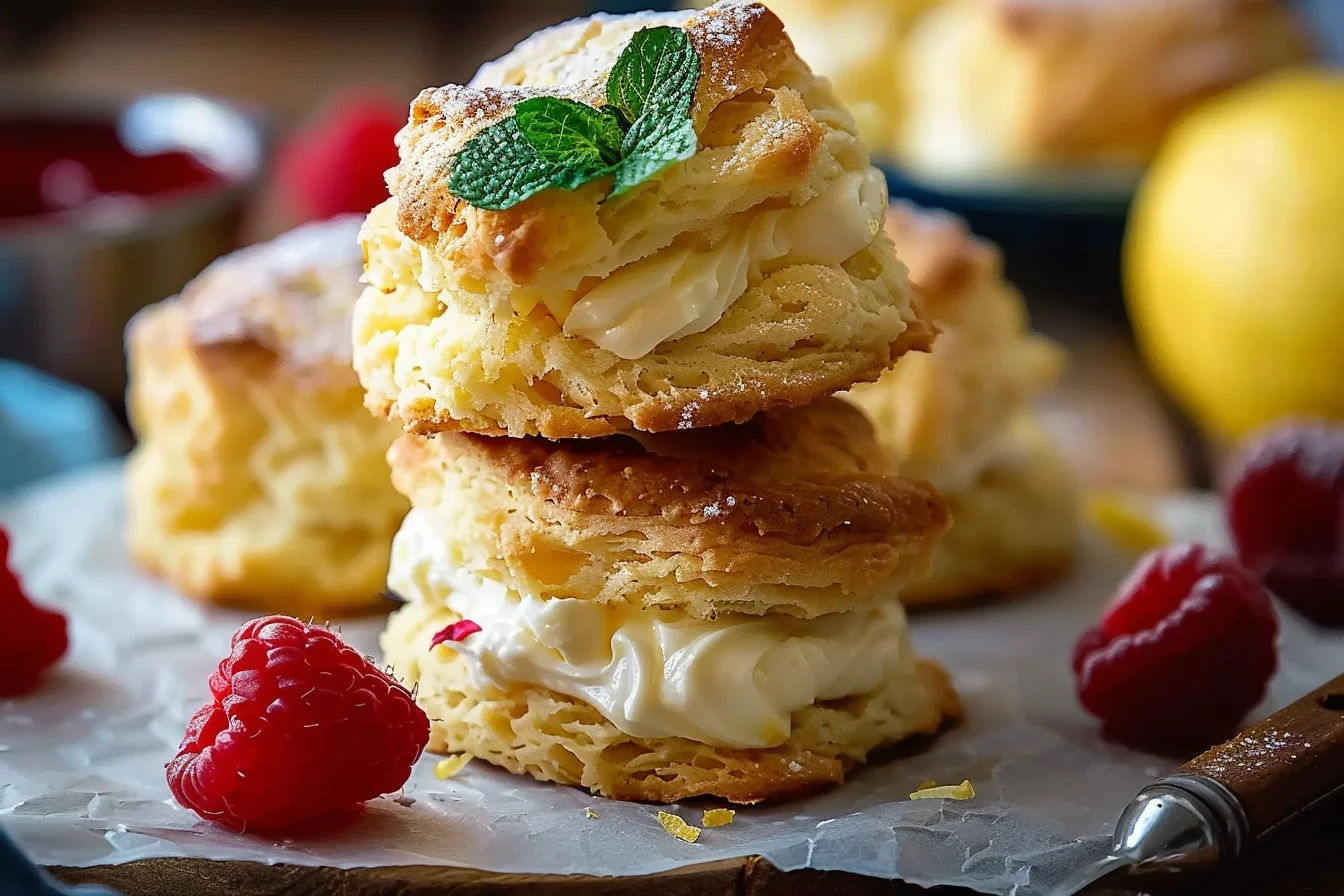 lemonade scones 3 ingredients from scratch top