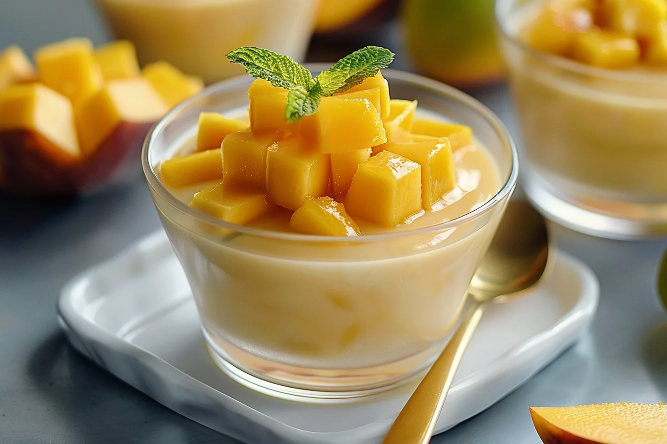 mango pudding recipe top