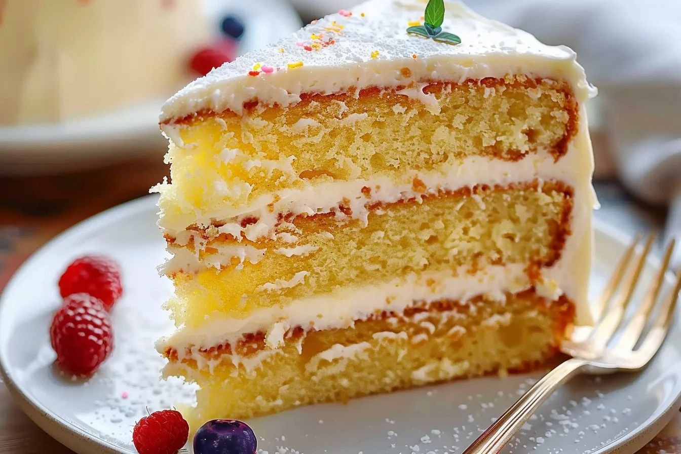 my best vanilla cake stays moist 4 days middle