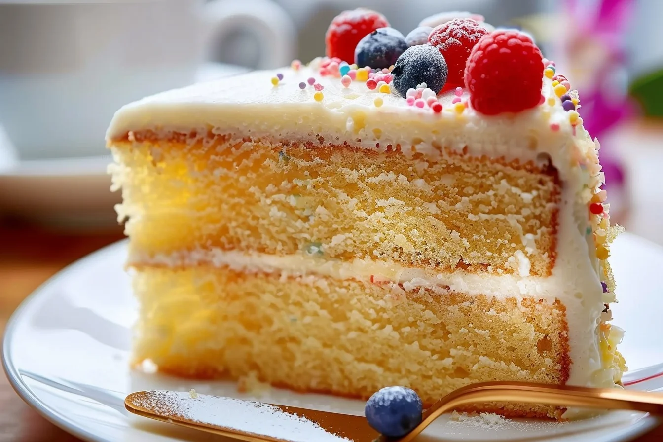 my best vanilla cake stays moist 4 days top