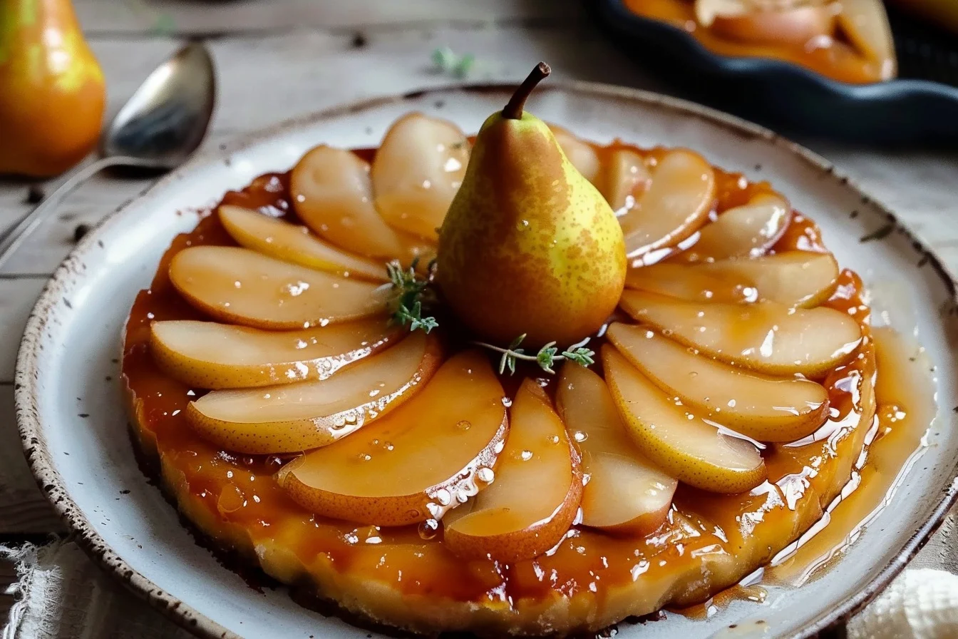 pear tarte tatin made simple 2 end