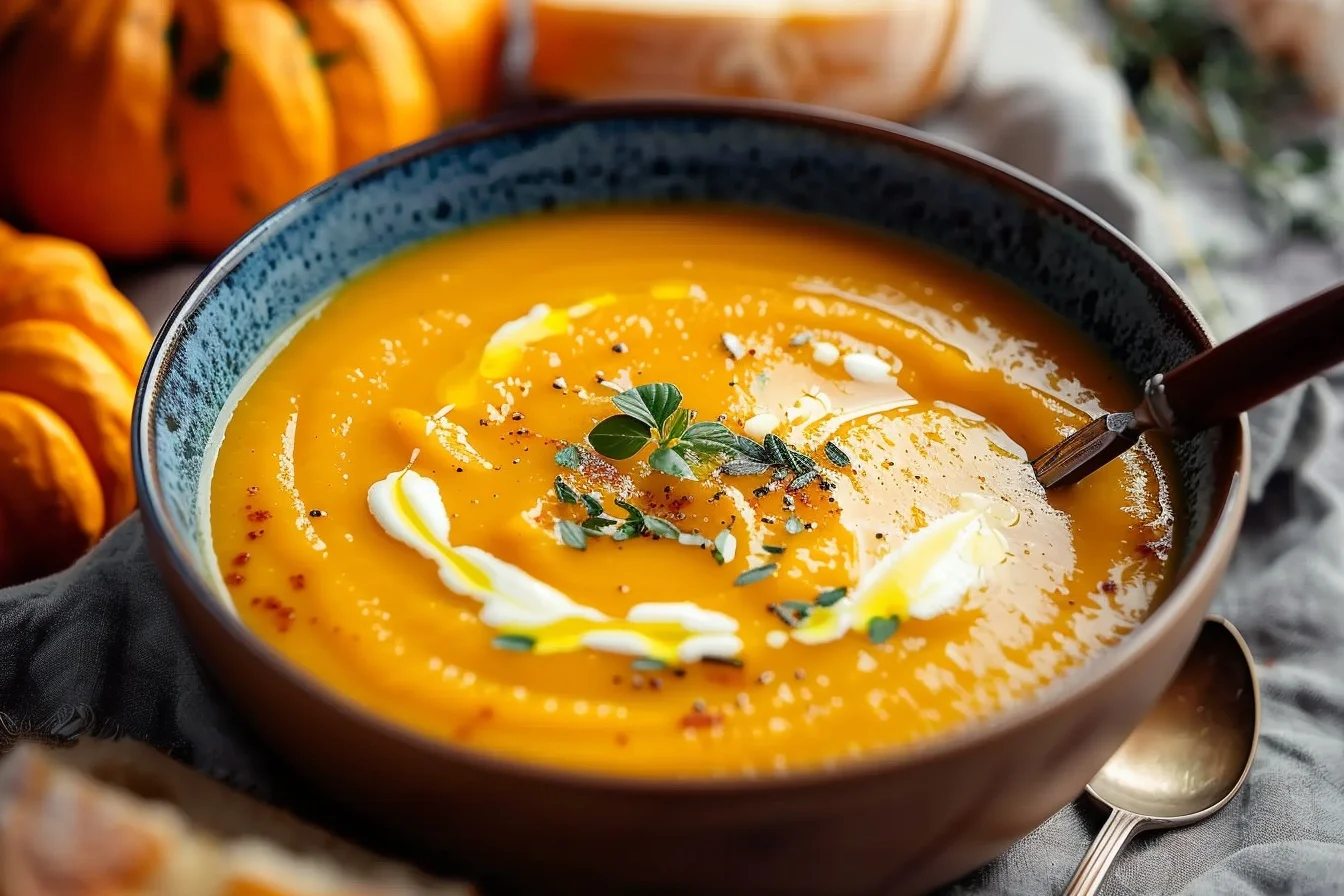 pumpkin soup classic and easy middle