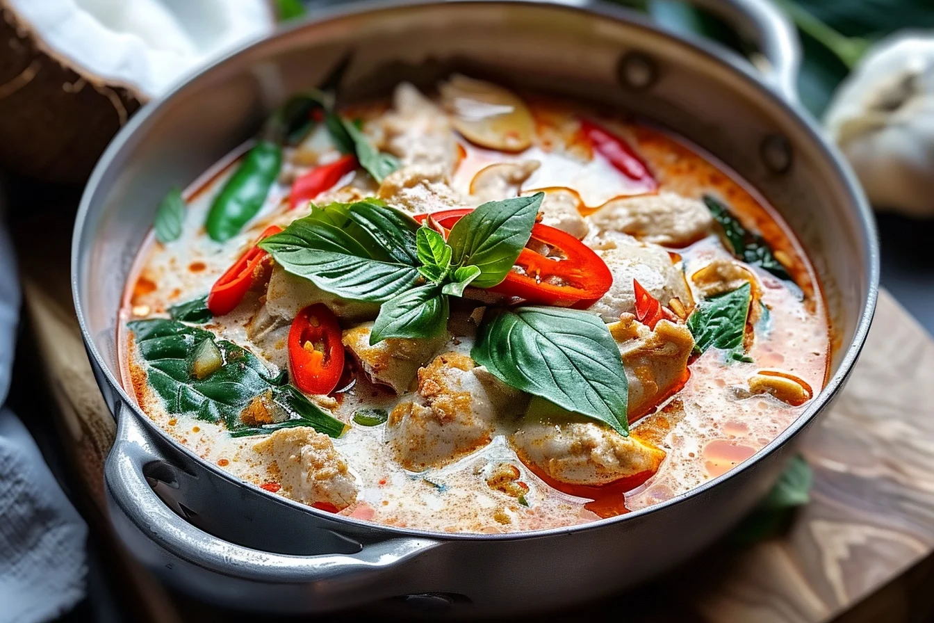 Thai Cuisine at Home: Easy One Pot Coconut Recipe in 15 minutes