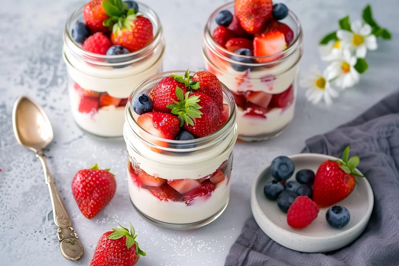 Bake Strawberry Cheesecake Jars: 7 Easy Steps 2 bake strawberry cheesecake jars 7 easy steps top