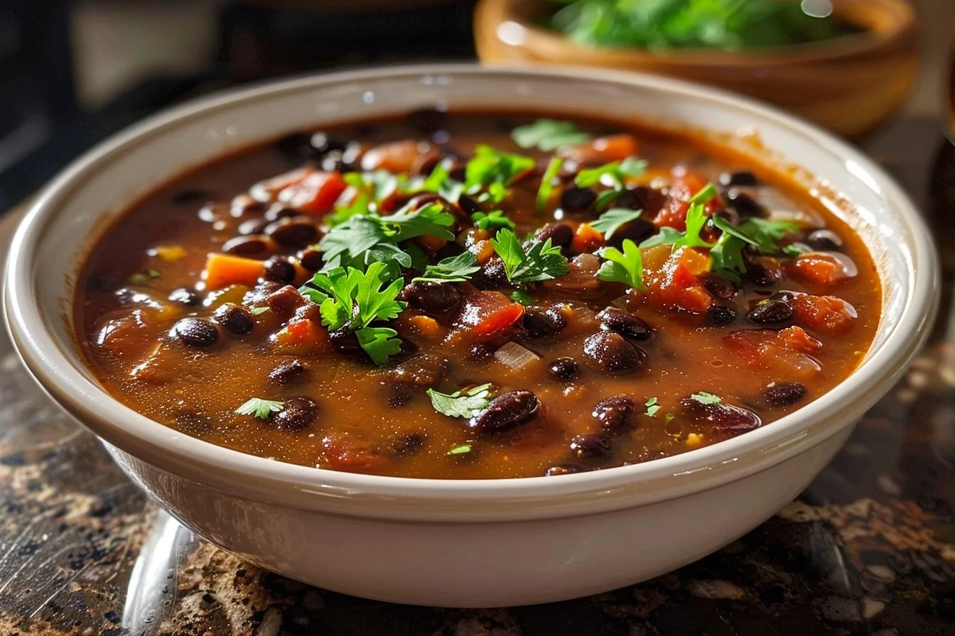 black bean soup pantry 5 easy ingredients in 15 minutes middle