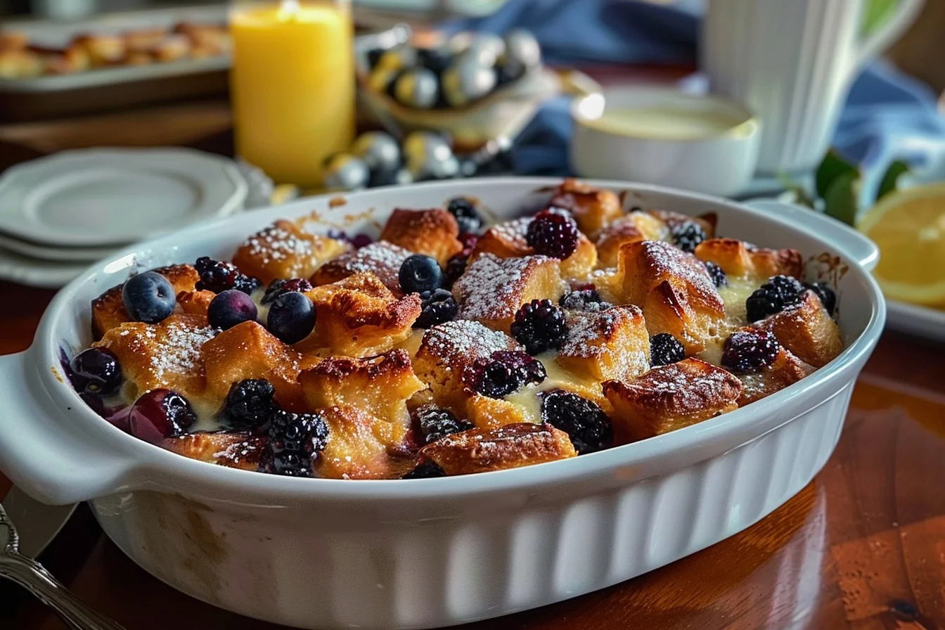 Blueberry French Toast Casserole: 4 Easy Brunch Ideas in 15