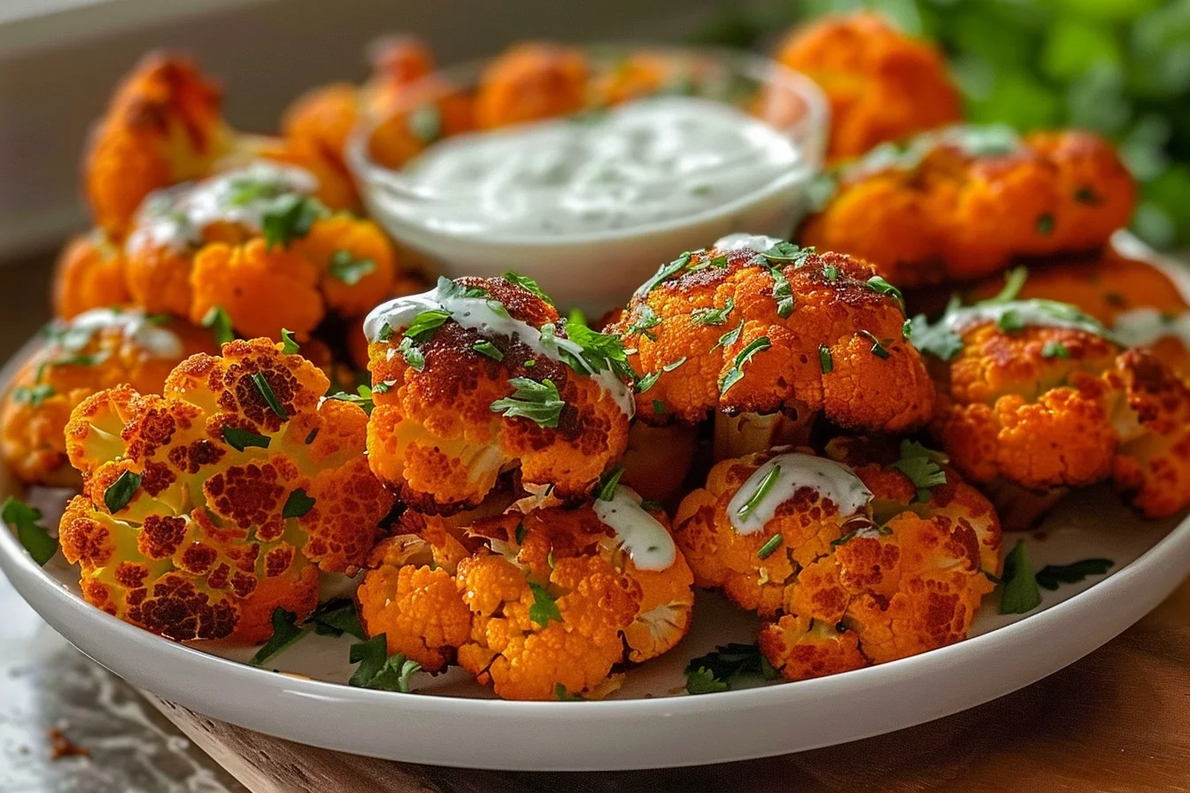buffalo cauliflower bites valentines 5 easy appetizers in middle