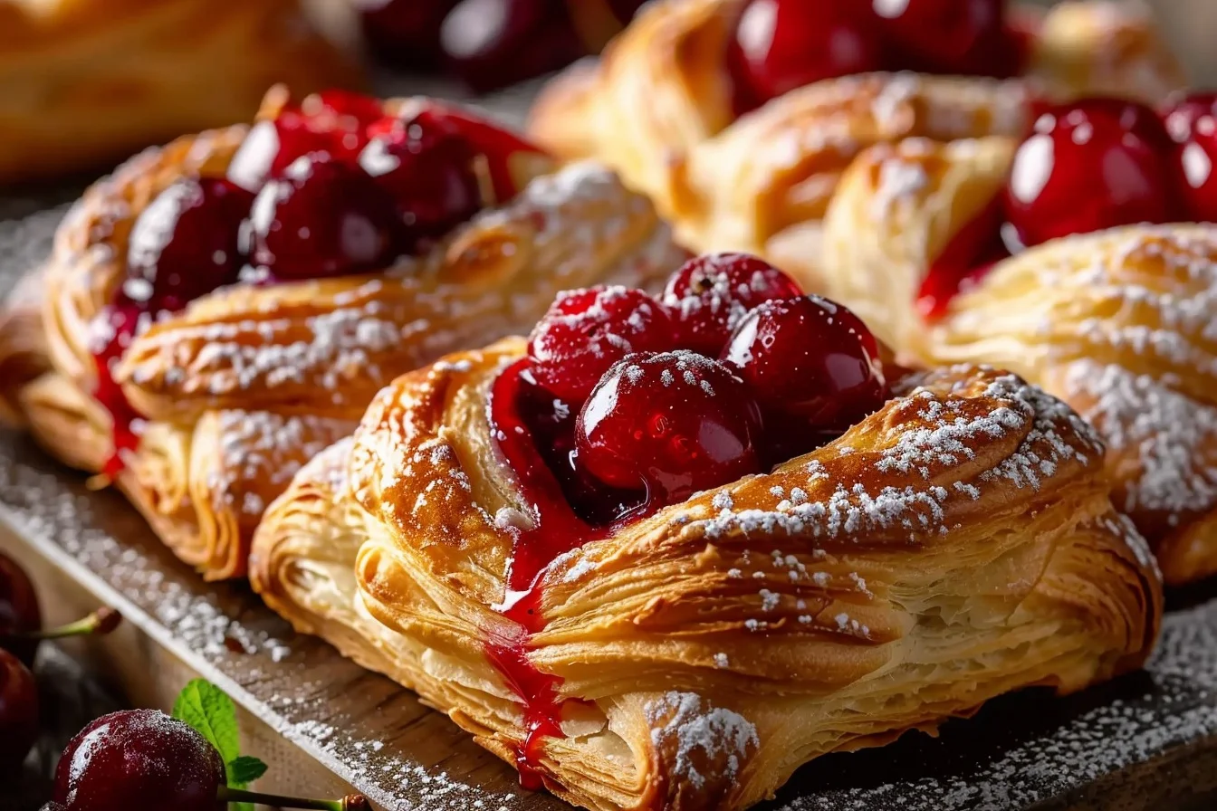 cherry cheese danish 5 flaky delights middle