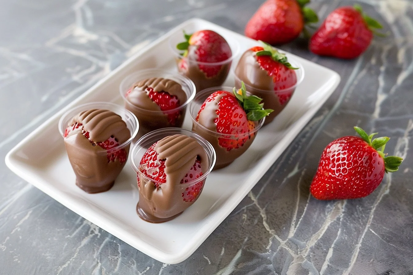 chocolate covered strawberries dessert 5 easy steps end