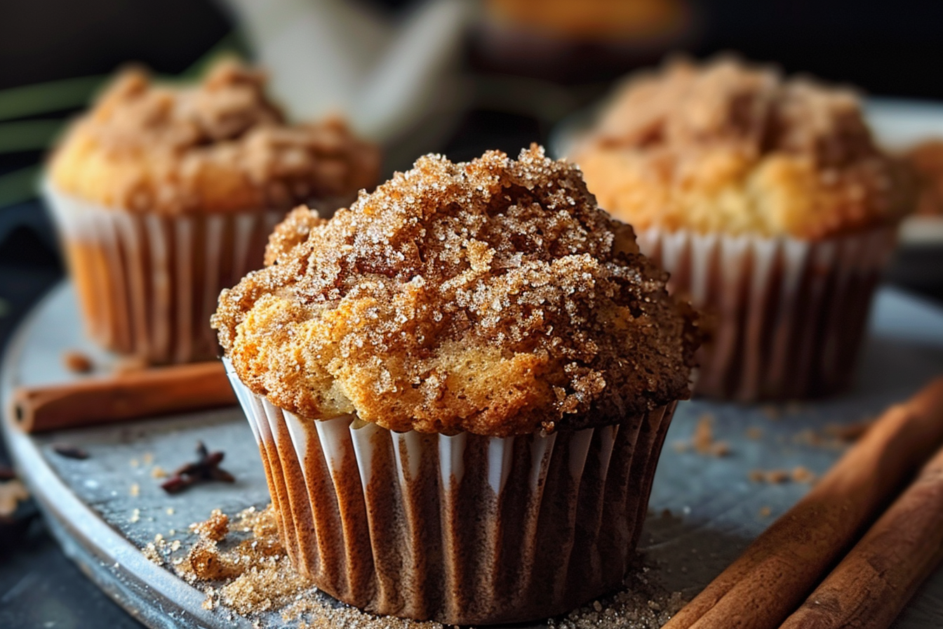 cinnamon muffins crunch topping 5 delicious ideas top