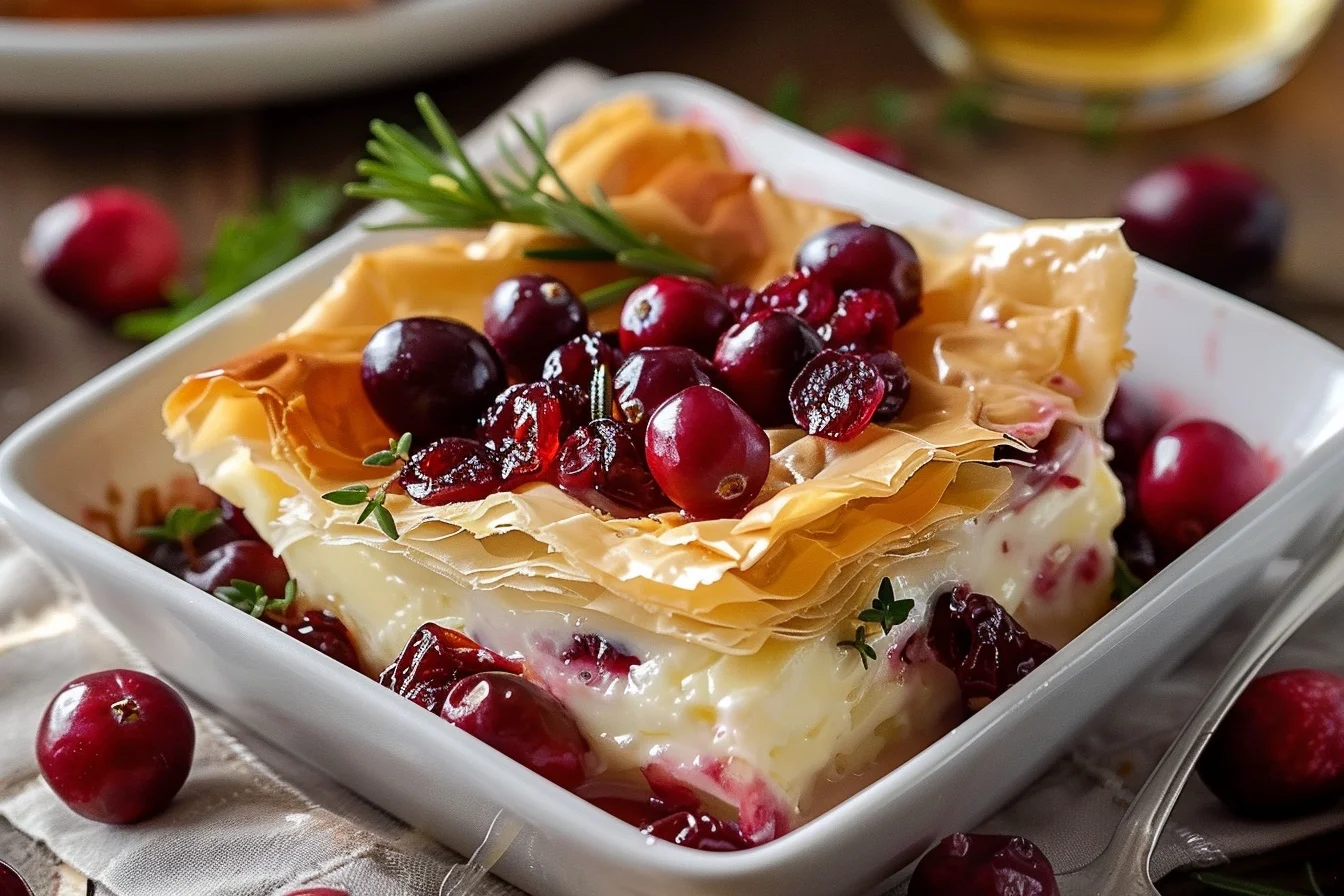 cranberry brie phyllo custard 5 irresistible recipes end