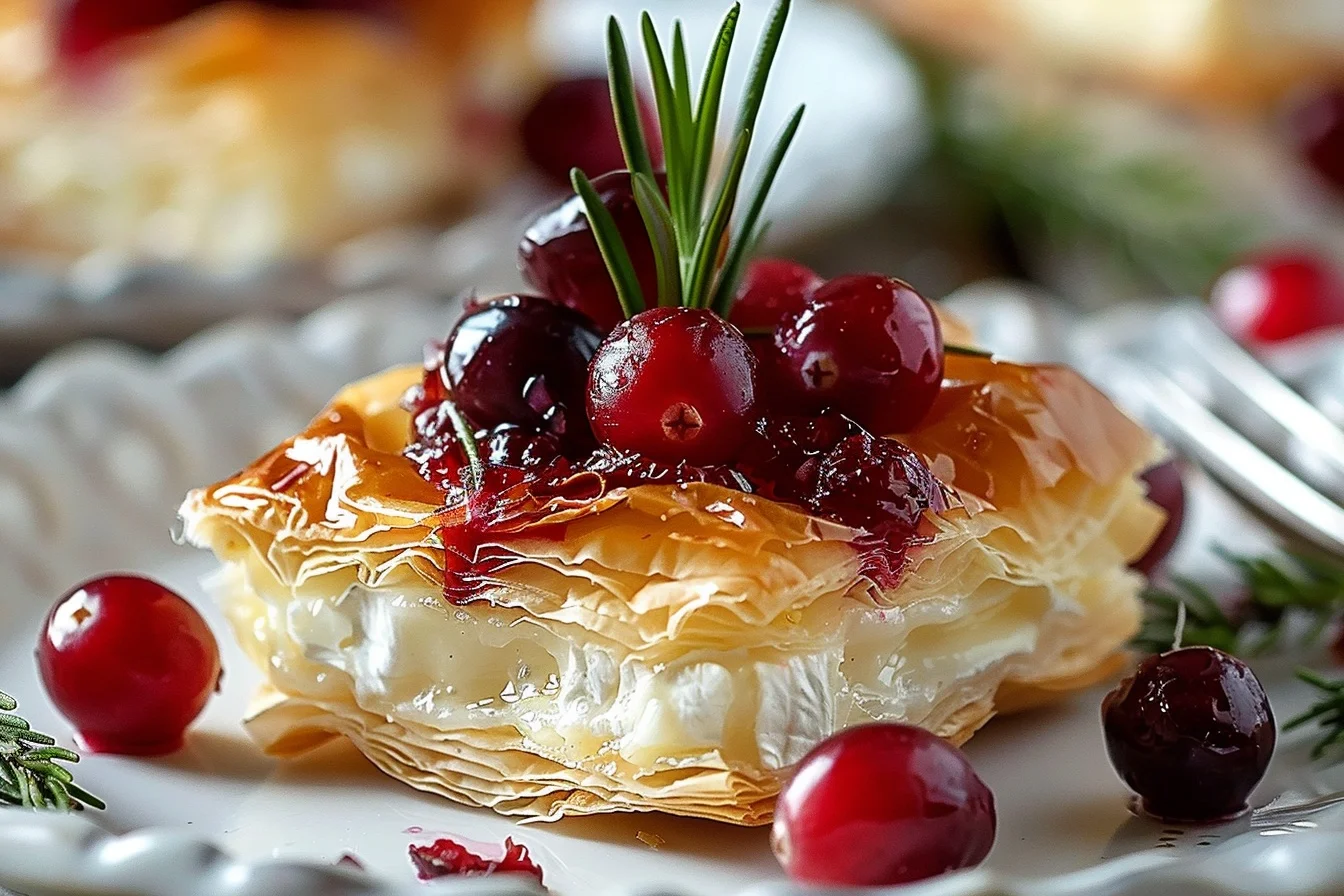 cranberry brie phyllo custard 5 irresistible recipes middle