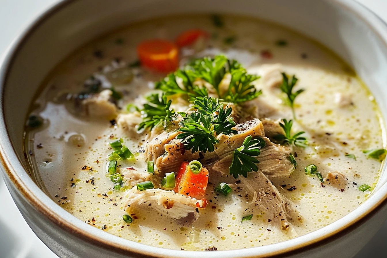 creamy marry me chicken 5 1 A plate of creamy marry me chicken garnished with fresh parsley and served with mashed potatoes