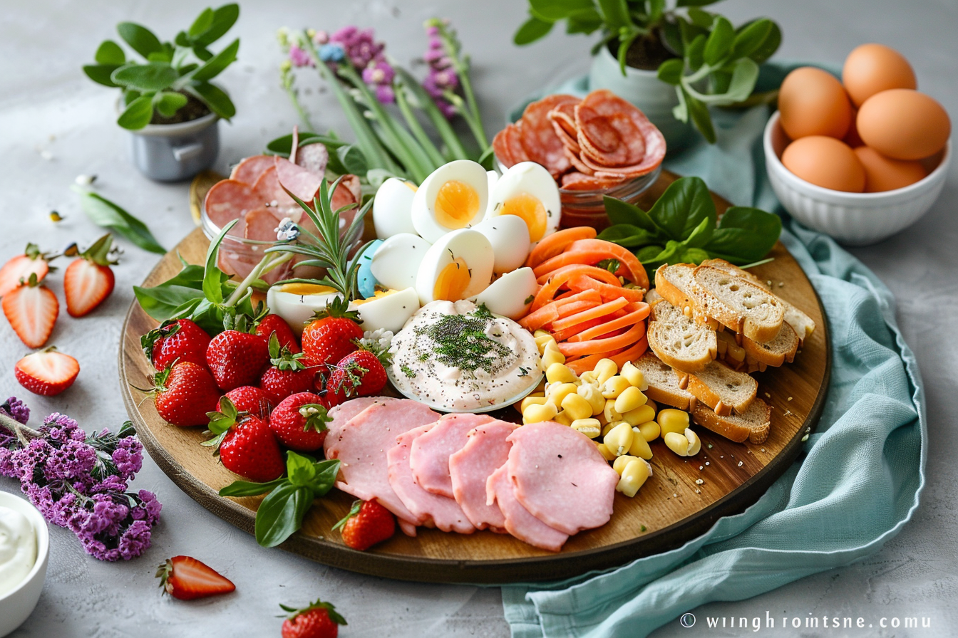 easy cute easter charcuterie board 5 top