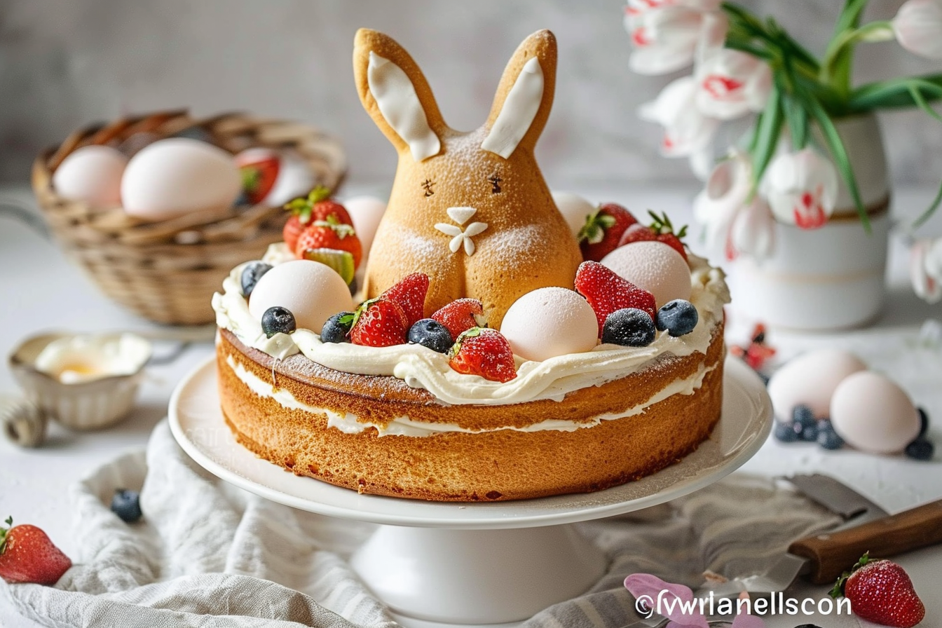 easy easter bunny cake ideas 5 end