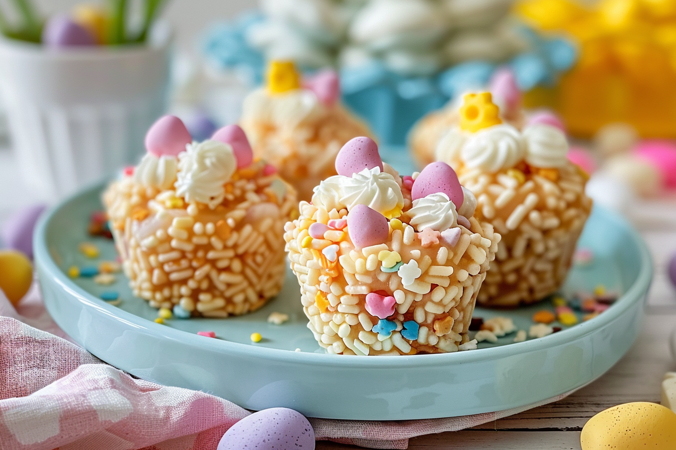 easy easter rice krispie nests 6 fun ideas top