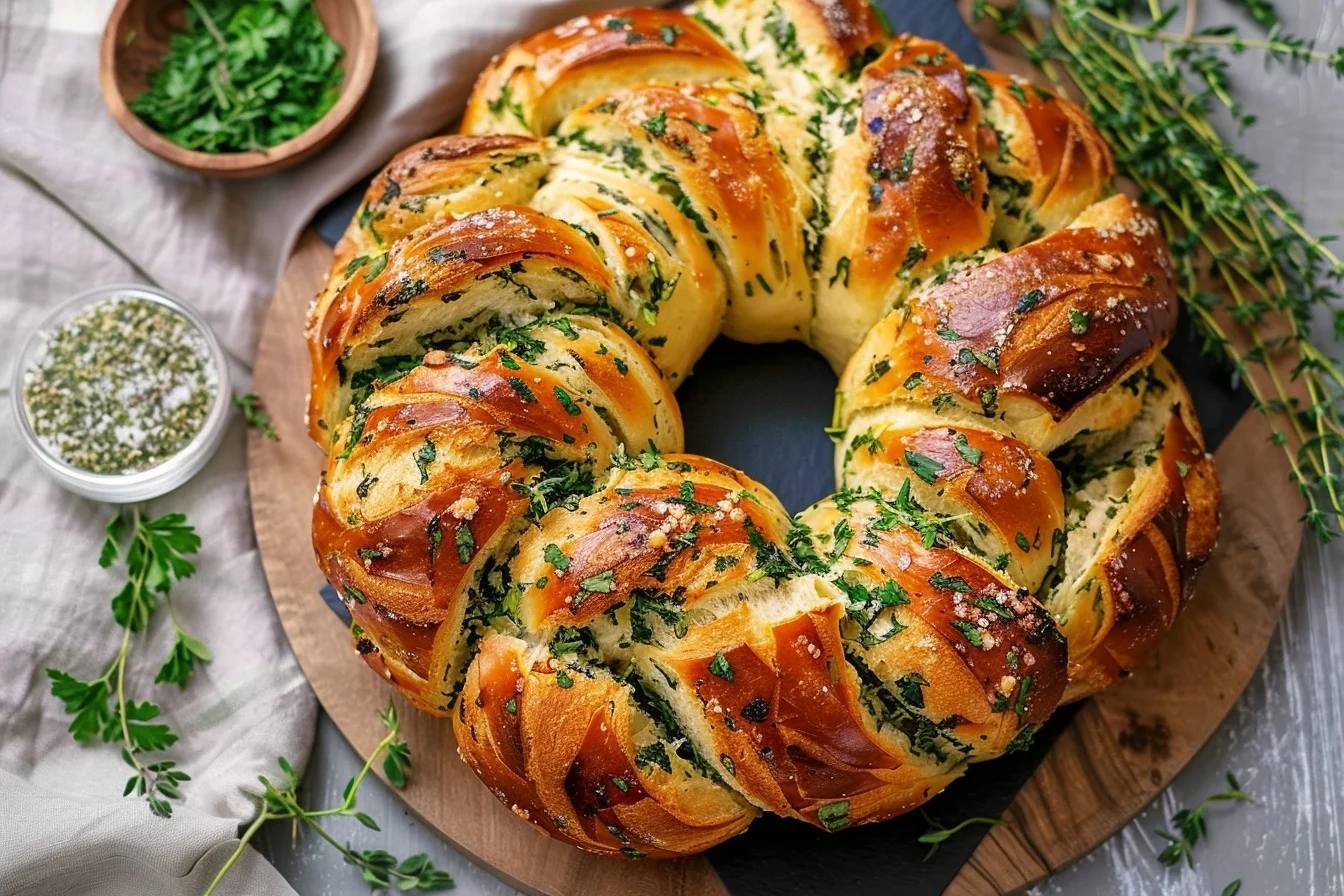 easy garlic herb bread wreath 5 festive ideas to try middle