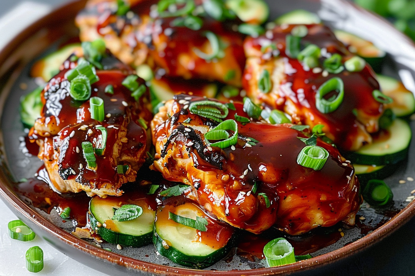 easy sticky bbq chicken zucchini 5 end
