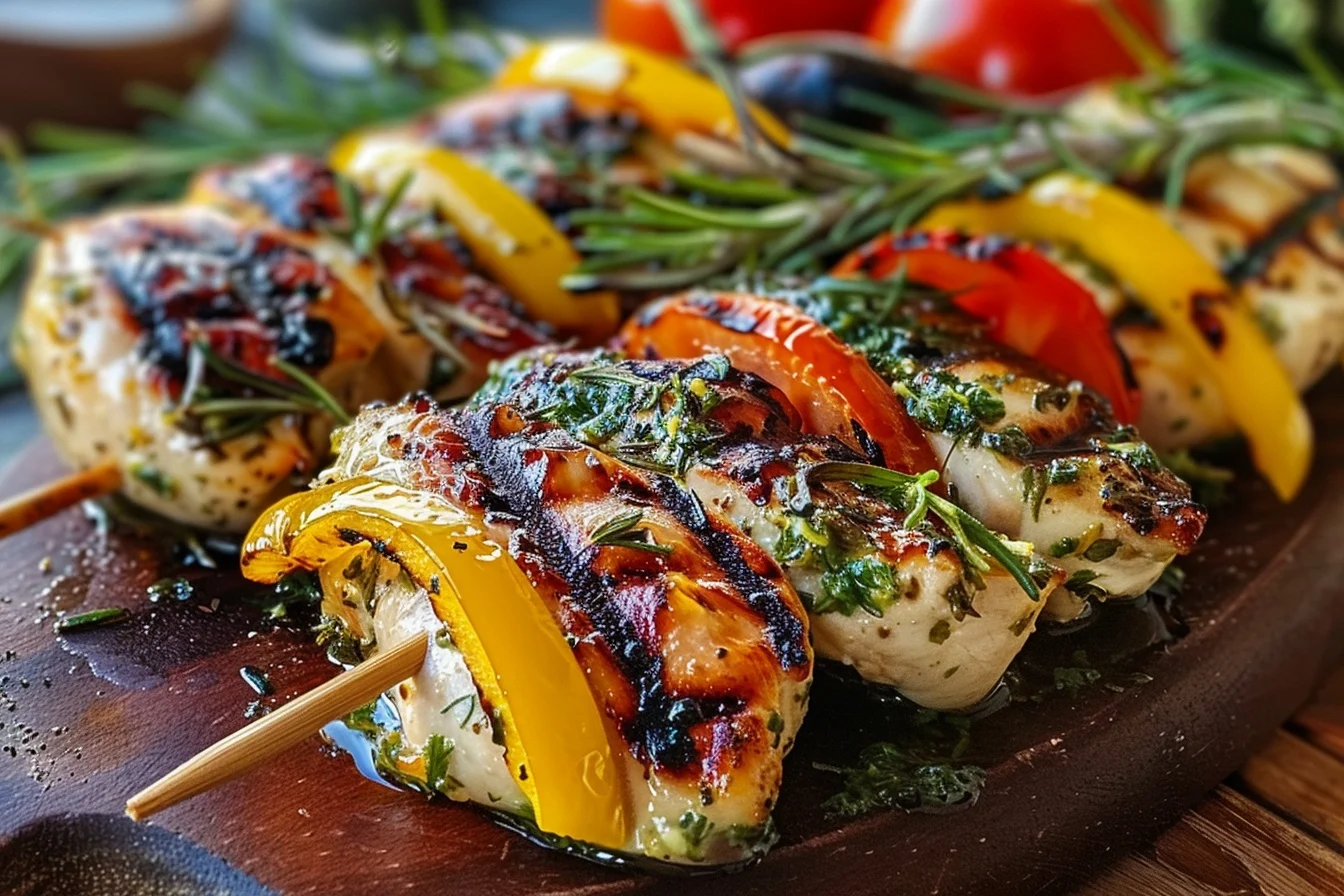 Flavorful Mediterranean Grilled Chicken: 6 Easy Skewers in 3 flavorful mediterranean grilled chicken 6 easy skewers in middle