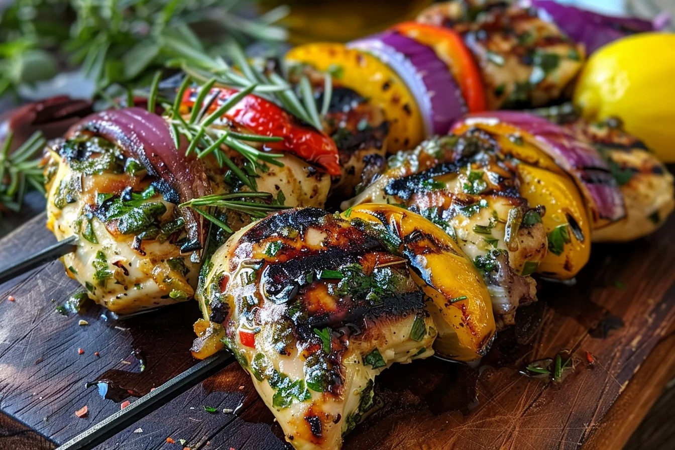 Flavorful Mediterranean Grilled Chicken: 6 Easy Skewers in 2 flavorful mediterranean grilled chicken 6 easy skewers in top