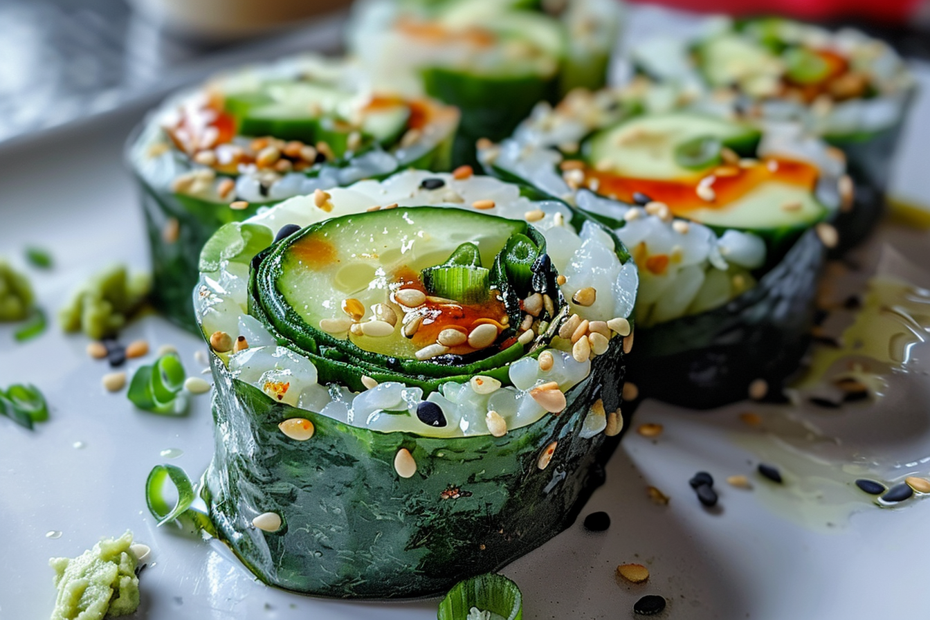 healthy light cucumber avocado rolls 10 refreshing ideas end 1