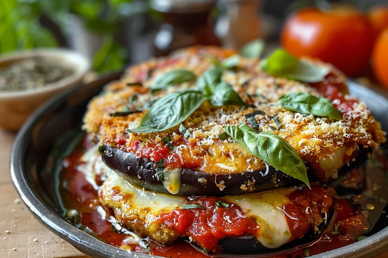 low carb eggplant parmesan 5 easy crispy layers in 15 middle