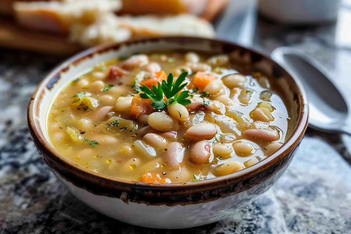 navy bean soup traditional 4 classic recipes top