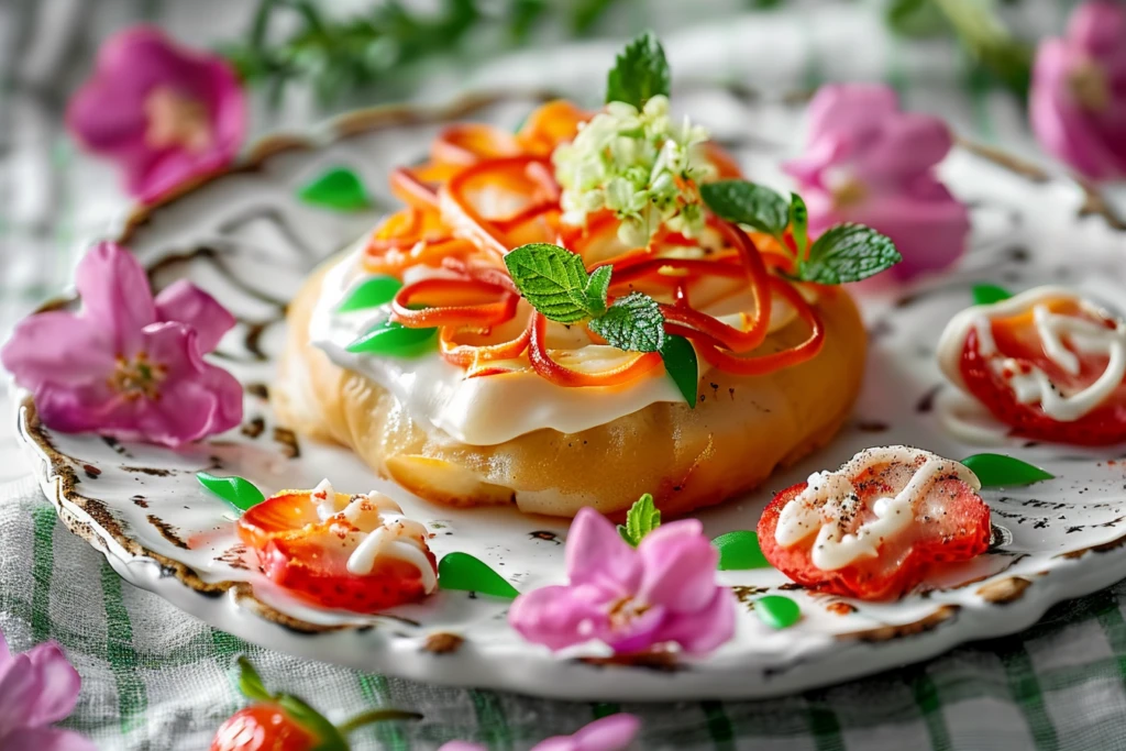 A plate of freshly baked soft zesty cookies with lemon glaze and colorful sprinkles