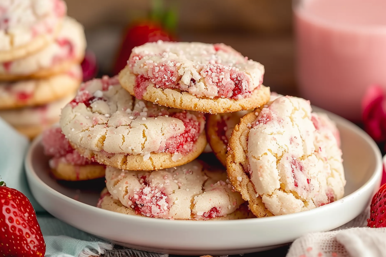 Strawberry Cake Mix Cookies: 5 Easy Recipes 2 strawberry cake mix cookies 5 easy recipes top