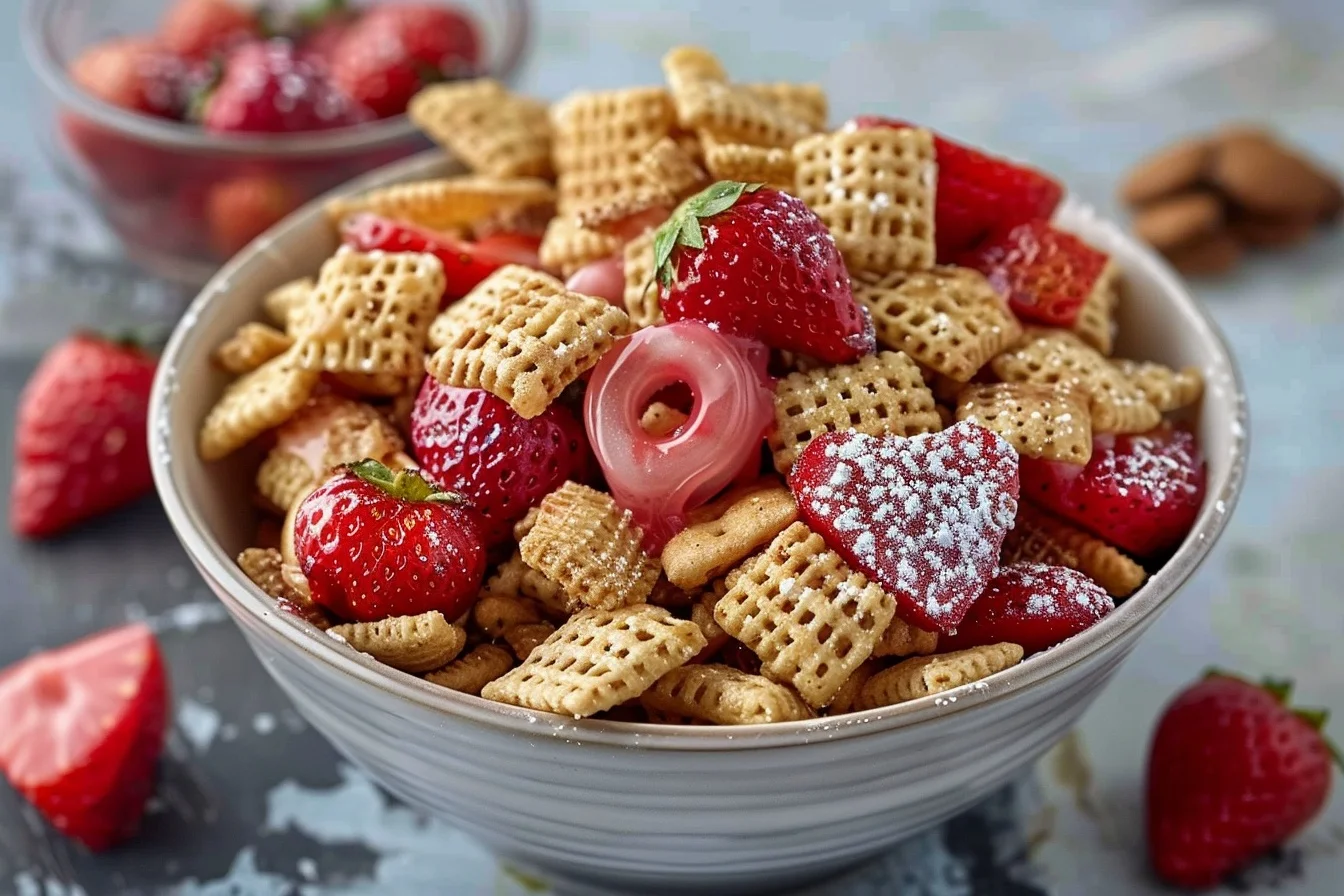 strawberry chex mix valentines 6 fun snack ideas top
