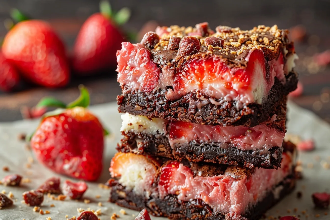 strawberry crunch brownies bar 5 irresistible treats middle
