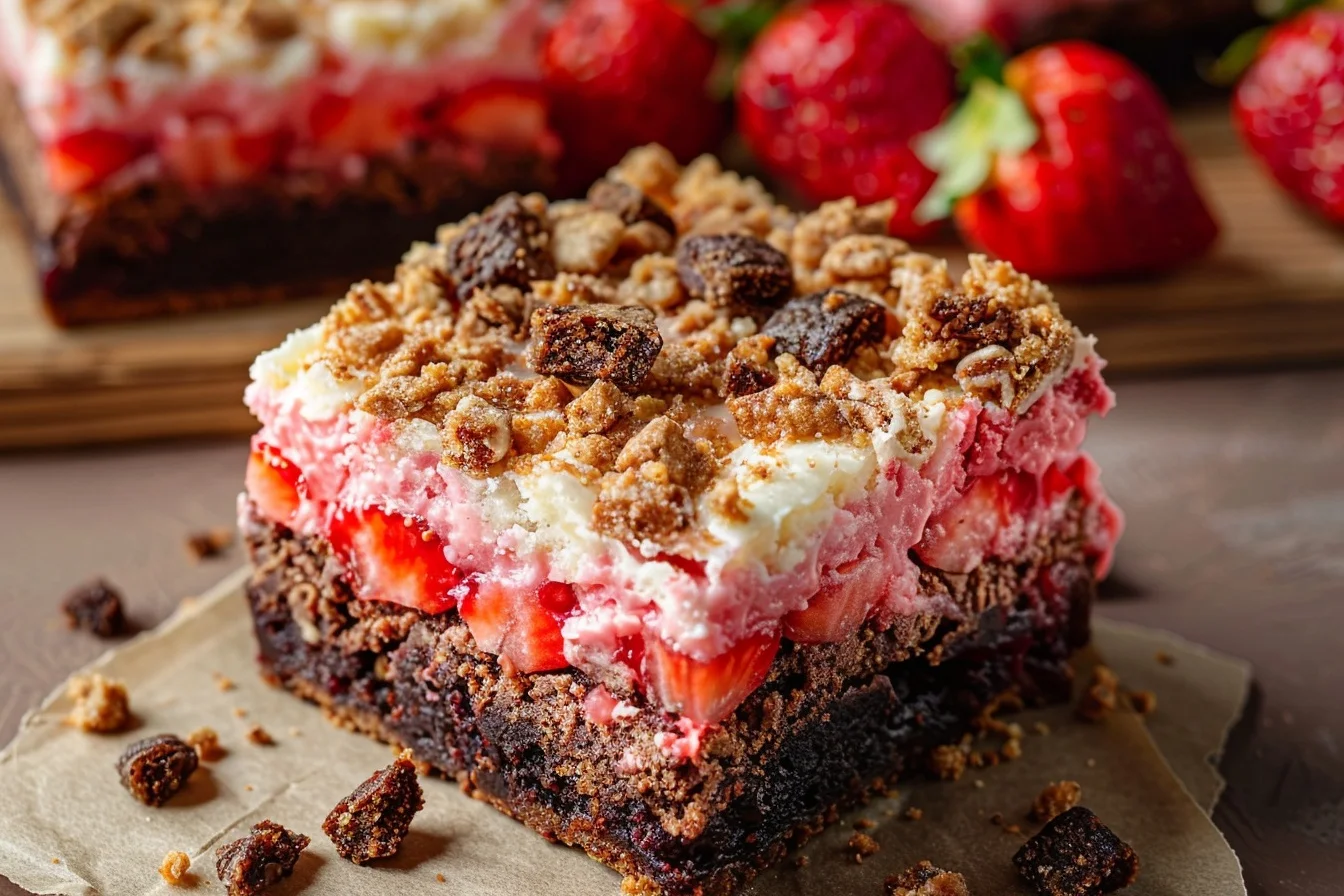 strawberry crunch brownies bar 5 irresistible treats top