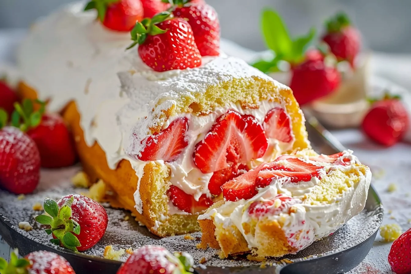 strawberry shortcake cake roll 5 delightful ideas end