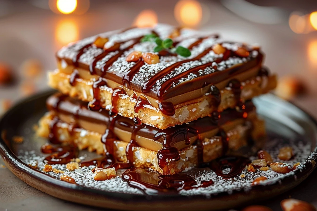 brown sugar pop tart: 8 Incredible Ideas to Make 1 A delicious brown sugar pop tart topped with icing and sprinkles, placed on a rustic wooden table.