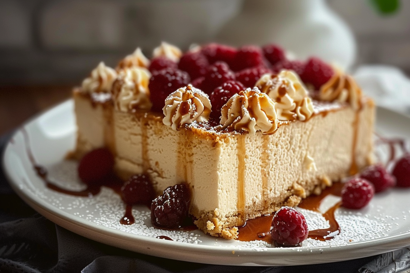 creamy velvety no bake cheesecake middle