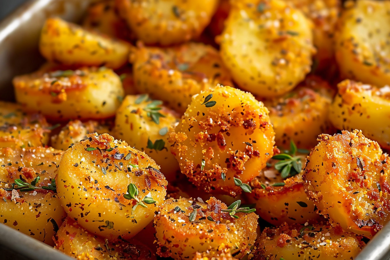crispy golden parmesan potato 10 easy steps to make at home top