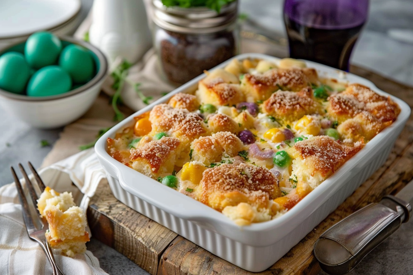 easy bubble up king cake middle