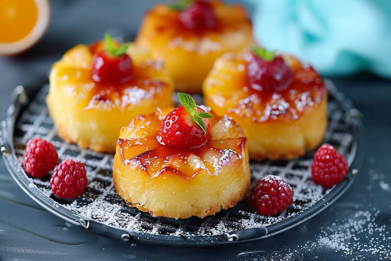 easy mini pineapple upside down 5 middle
