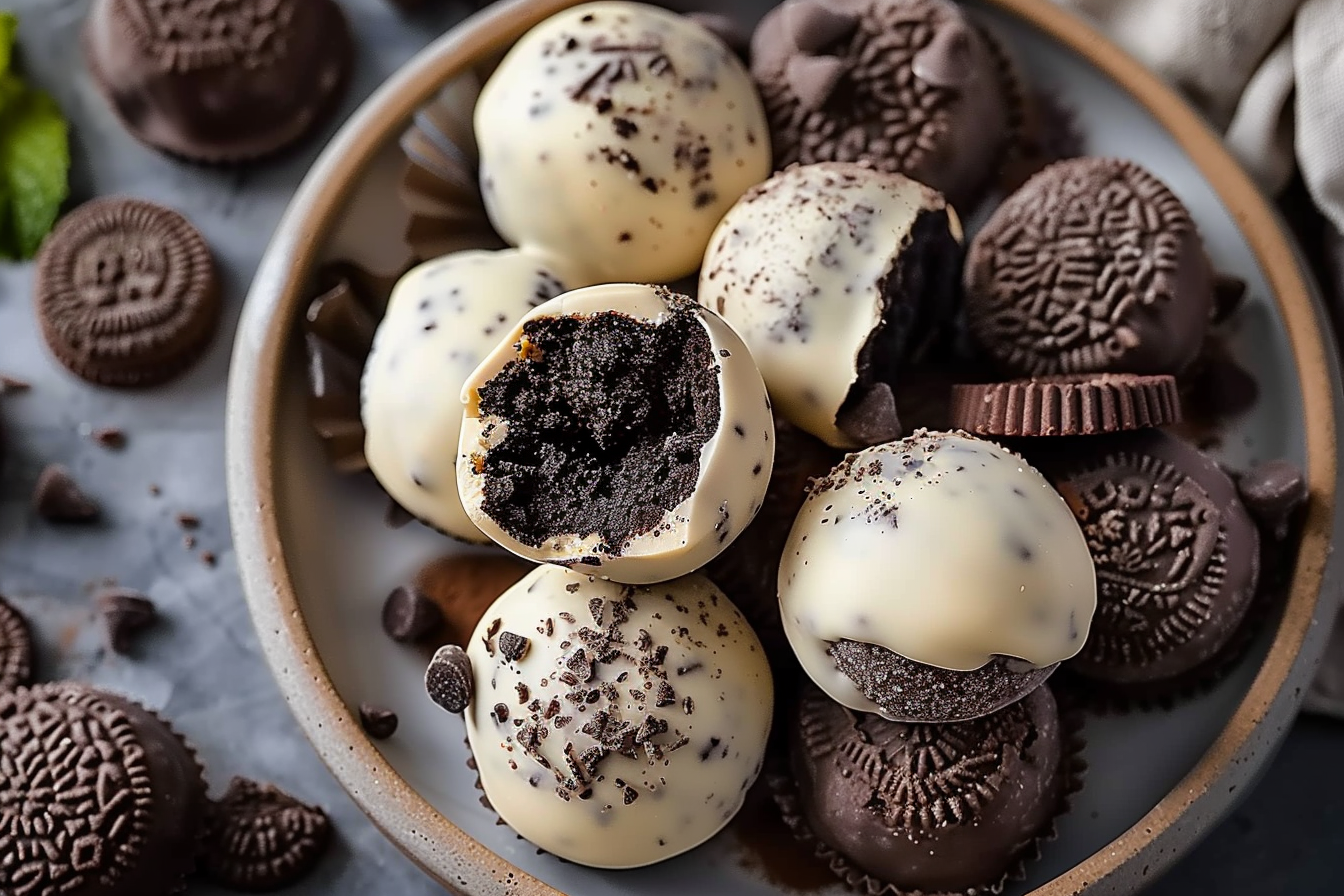 easy oreo balls end