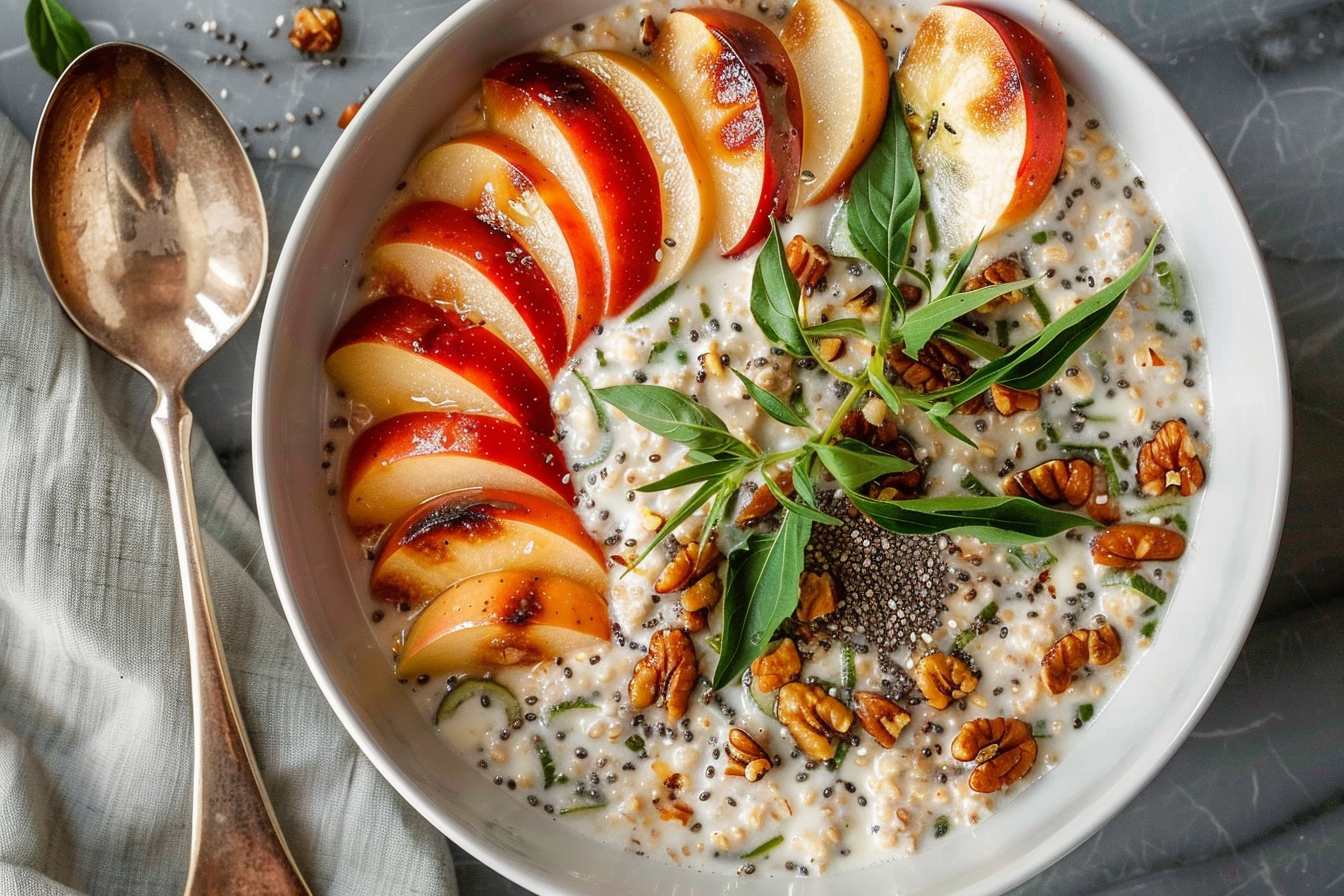 easy protein chia seed apple end