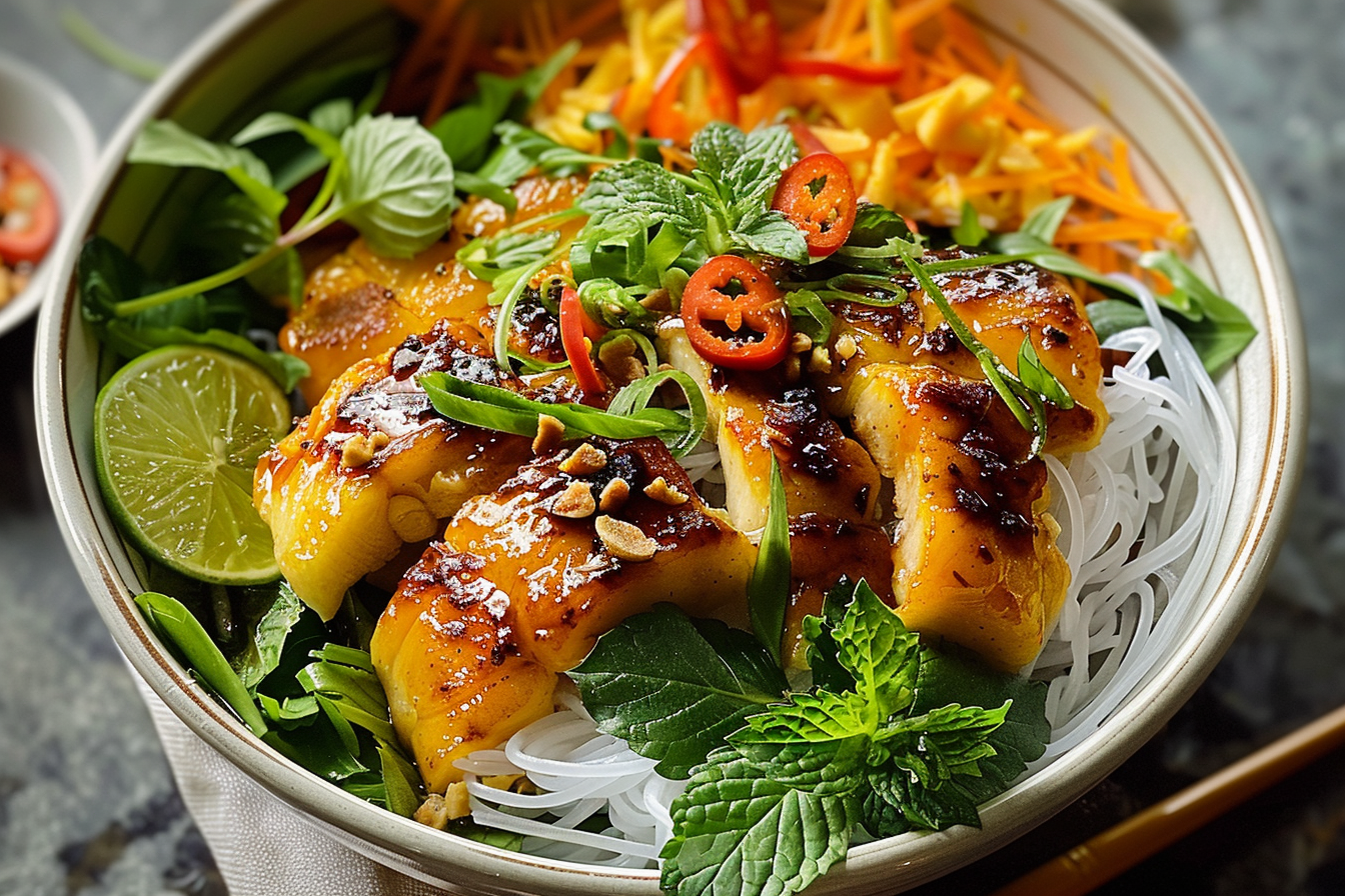 easy vietnamese turmeric sole bowls middle