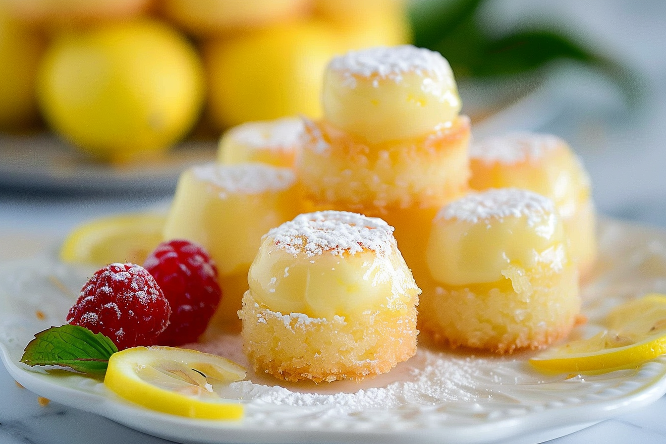 from scratch mini lemon drop cakes 3 simple tasty recipes middle