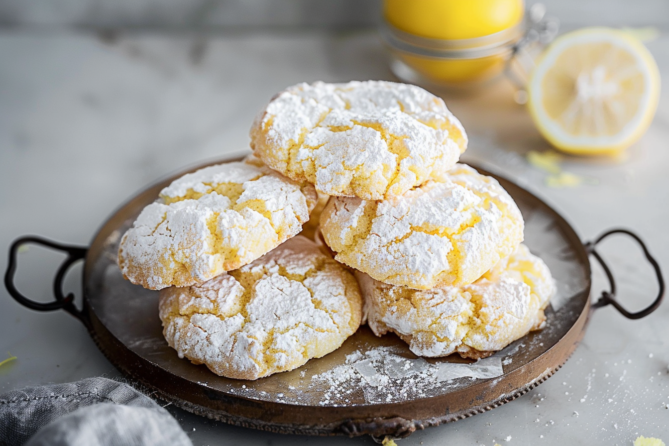 lemon crinkle cookies 10 simple tasty recipes end