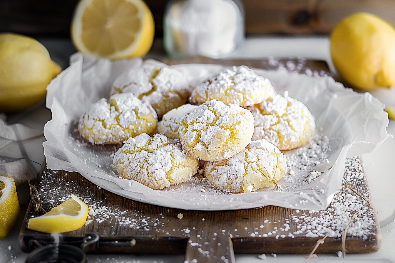 lemon crinkle cookies 10 simple tasty recipes top