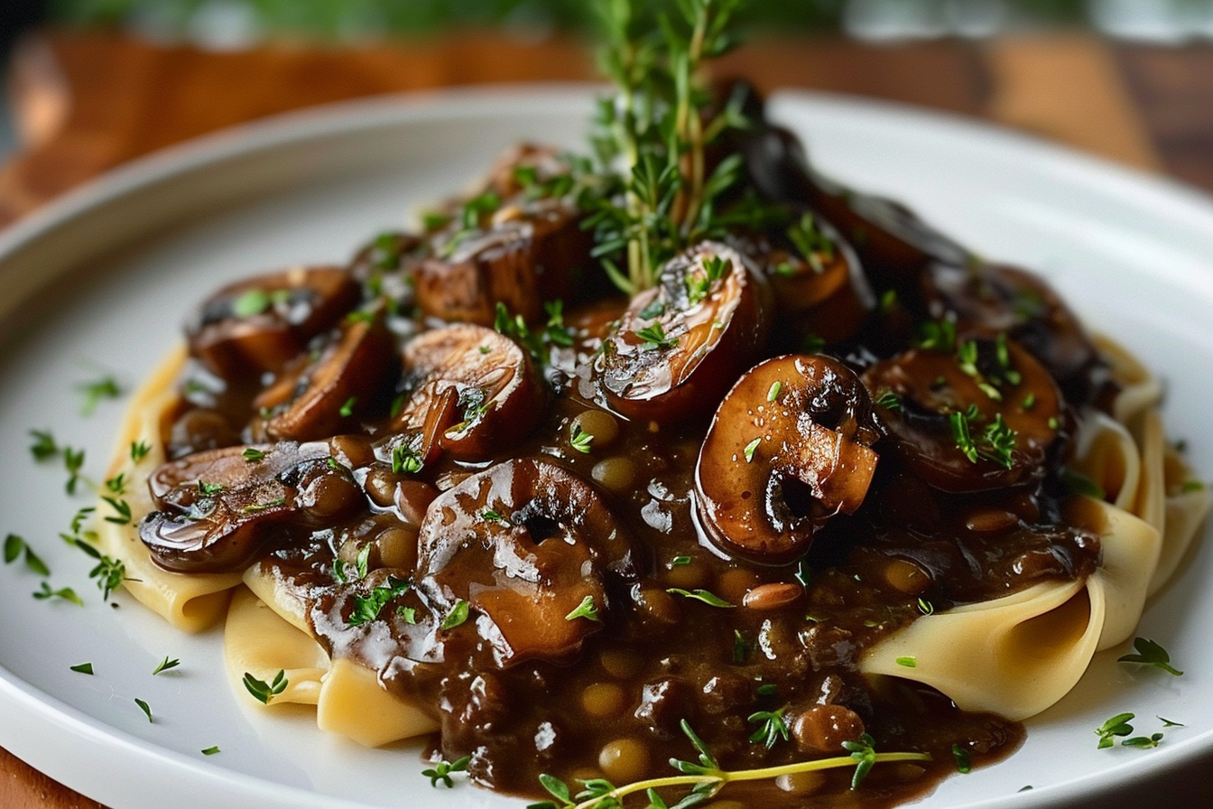 Lentil Mushroom Stroganoff: 5 Easy Steps to Delight 2 lentil mushroom stroganoff 5 easy steps to delight top